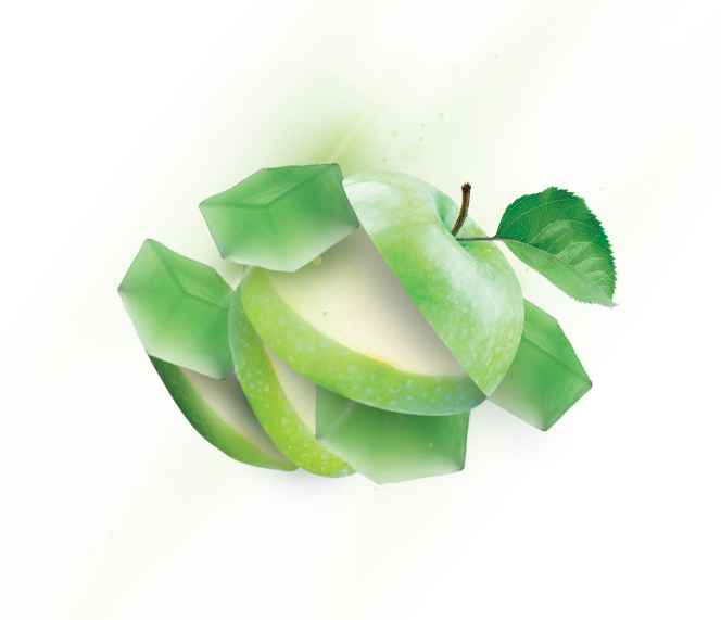 sabor manzana verde gomitas energeticas masticables titanium