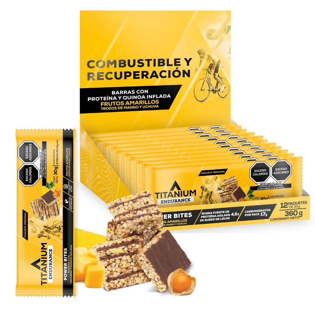 Barras de Proteína, Quinoa y Fruta, Caja x 12