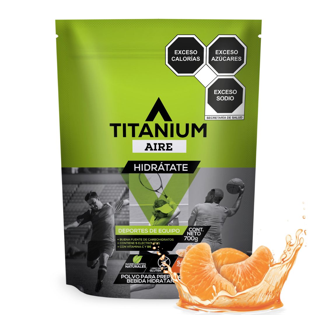 Electrolitos en polvo AIRE, Bolsa 700 g (15 Litros)